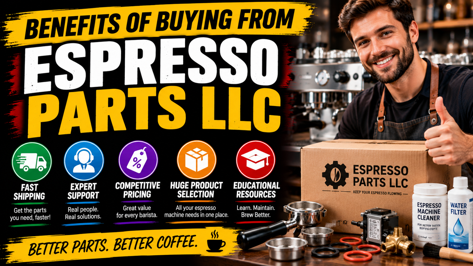 Espresso Parts LLC A Complete Guide to Espresso Machine Parts and Supplies